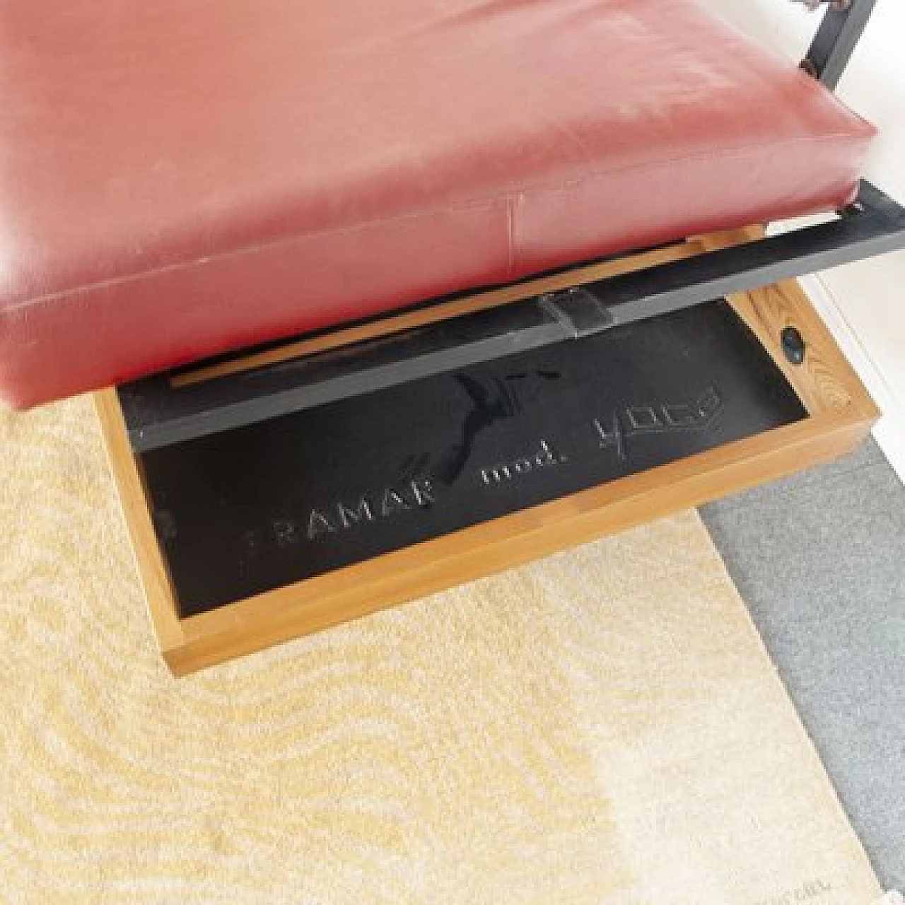 Sofa bed with coffee table and armchair, 1960s 1481389