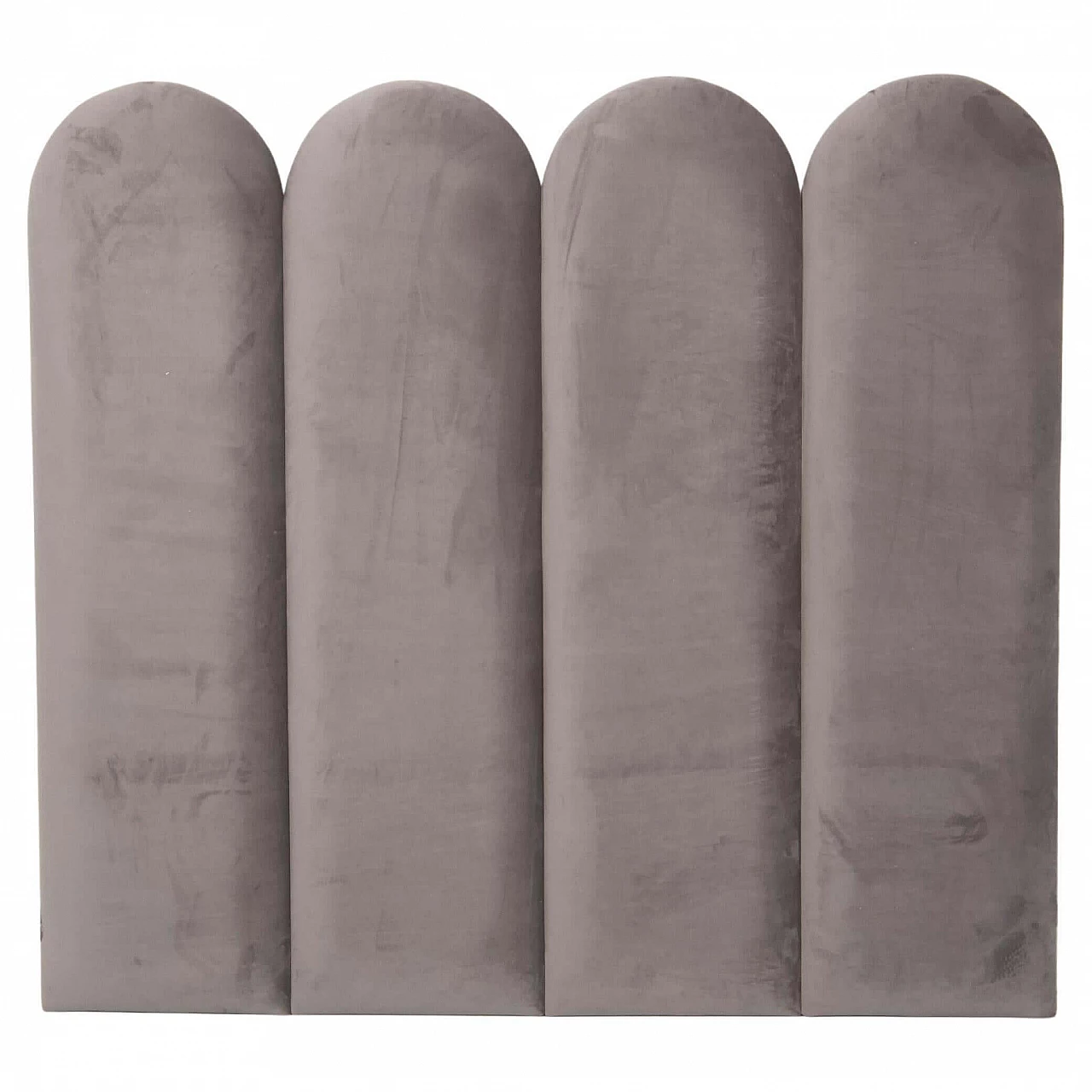 Testiera da letto in velluto grigio di Vinta Domus 2