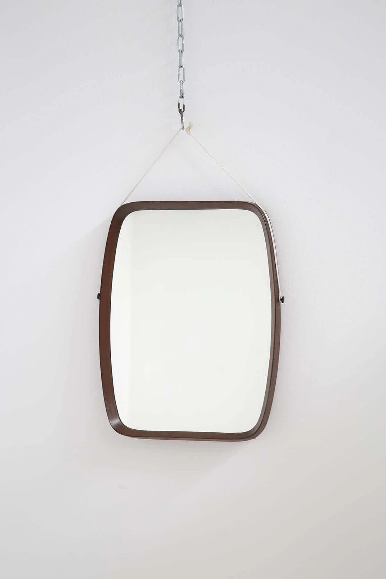 Rectangular wooden mirror by Campo and Graffi, 1950s 3