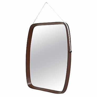 Rectangular wooden mirror by Campo and Graffi, 1950s