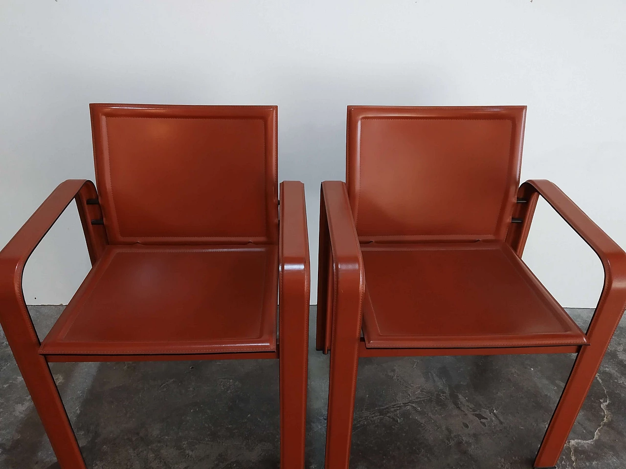 Coppia di sedie Golfo dei Poeti di Toussaint & Angeloni produzione Matteo Grassi, anni '80 7