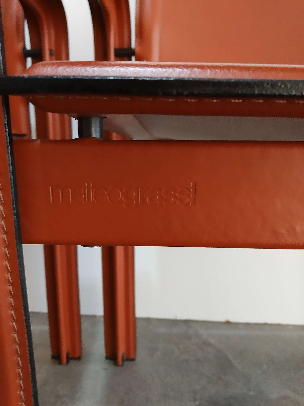 Coppia di sedie Golfo dei Poeti di Toussaint & Angeloni produzione Matteo Grassi, anni '80 54