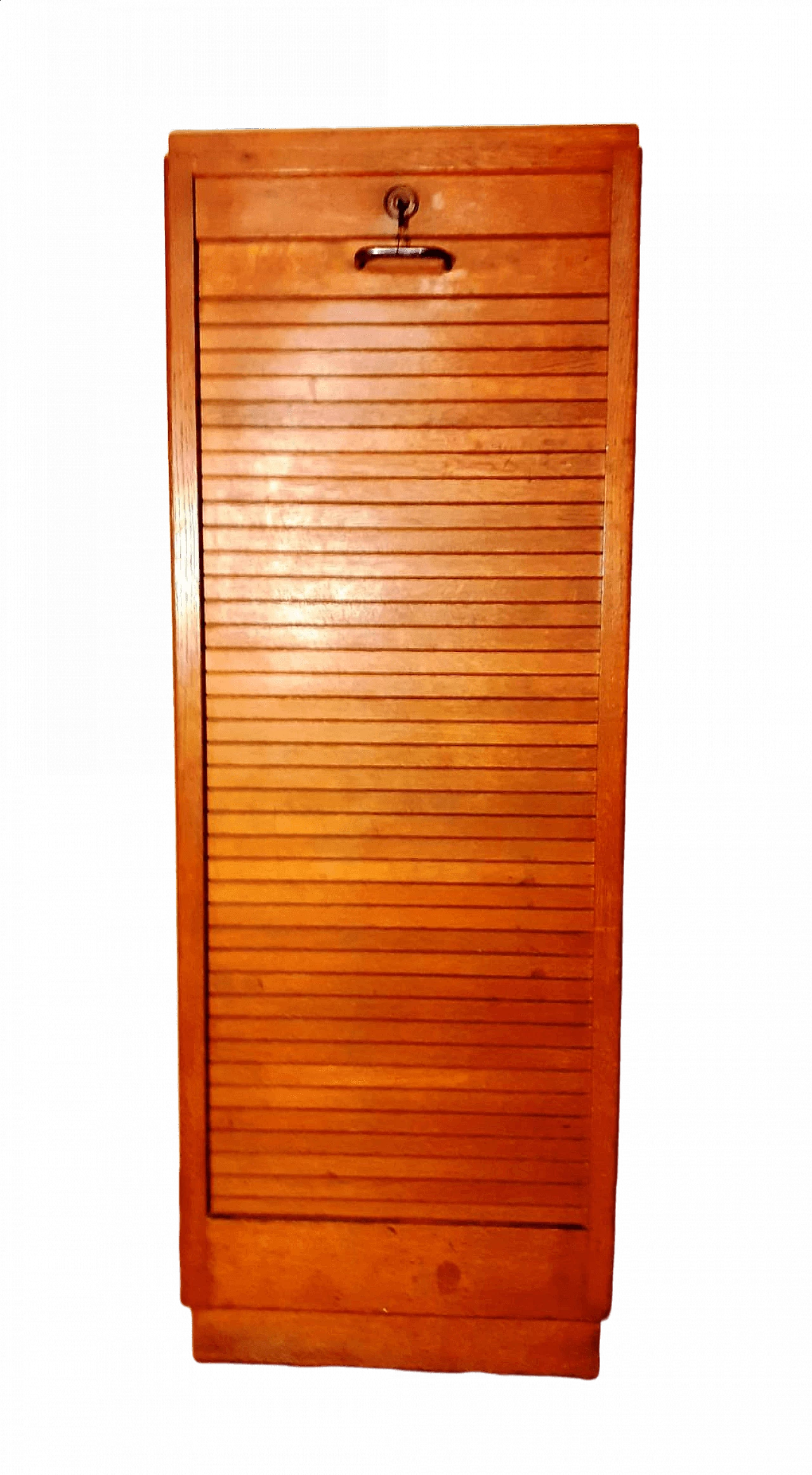 Libreria con anta a serranda prodotta da Showell, anni '50 1475816