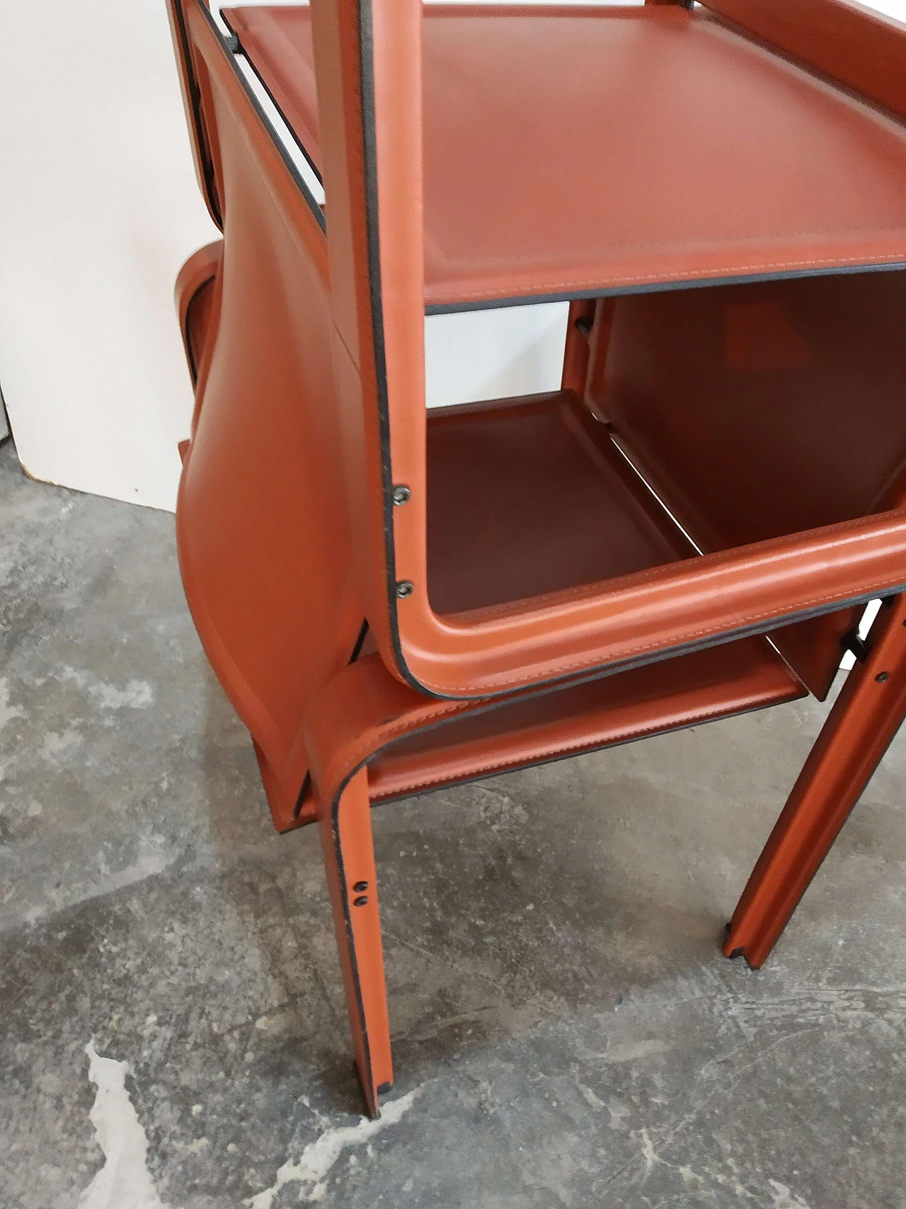 Coppia di sedie Golfo dei Poeti di Toussaint & Angeloni produzione Matteo Grassi, anni '80 98