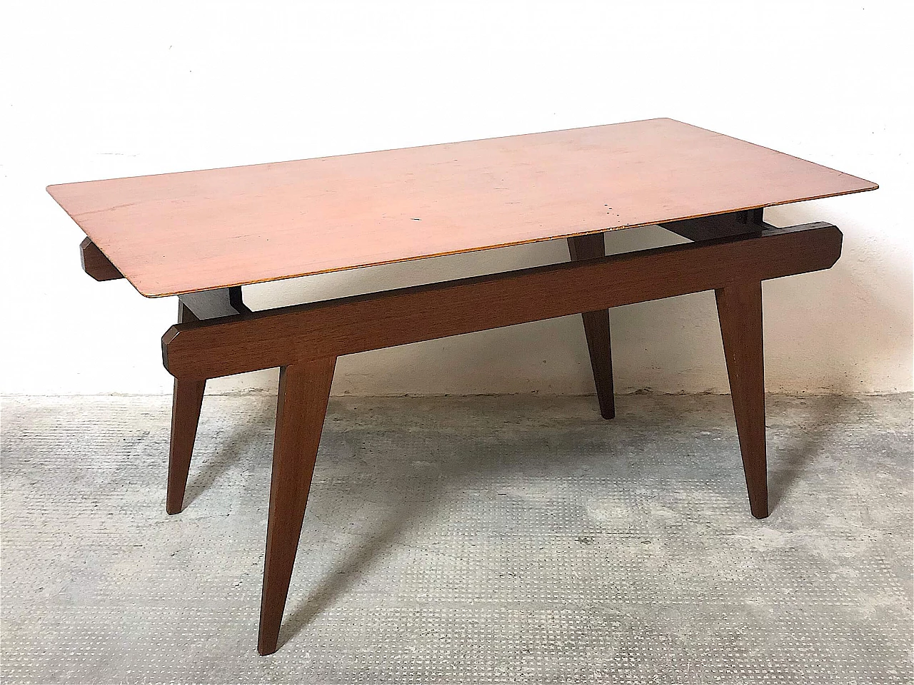 Tavolino scandinavo in teak, anni '60 3