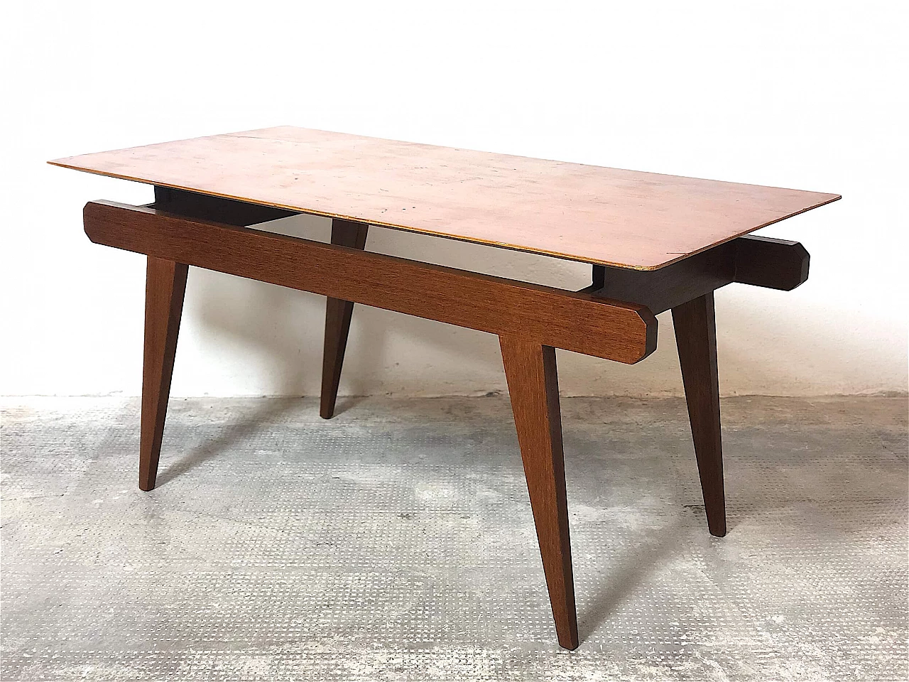 Scandinavian teak coffee table, 1960s 6