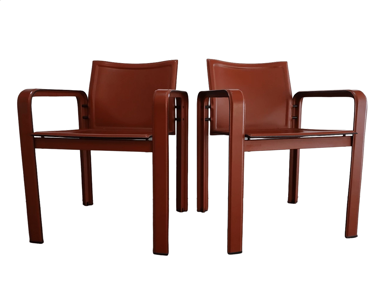 Coppia di sedie Golfo dei Poeti di Toussaint & Angeloni produzione Matteo Grassi, anni '80 105