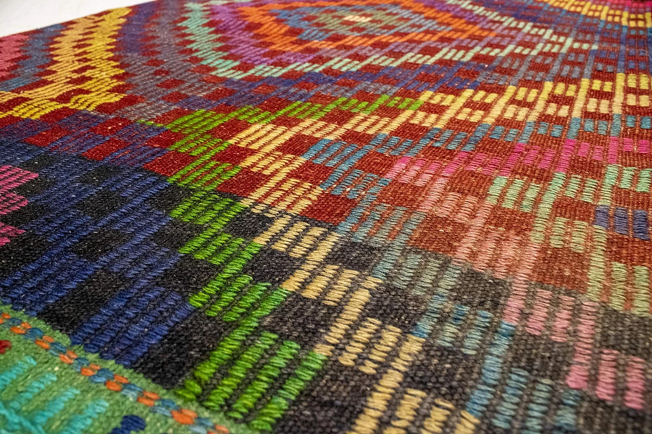 Kelim nomade turco fatto a mano, anni '60 8