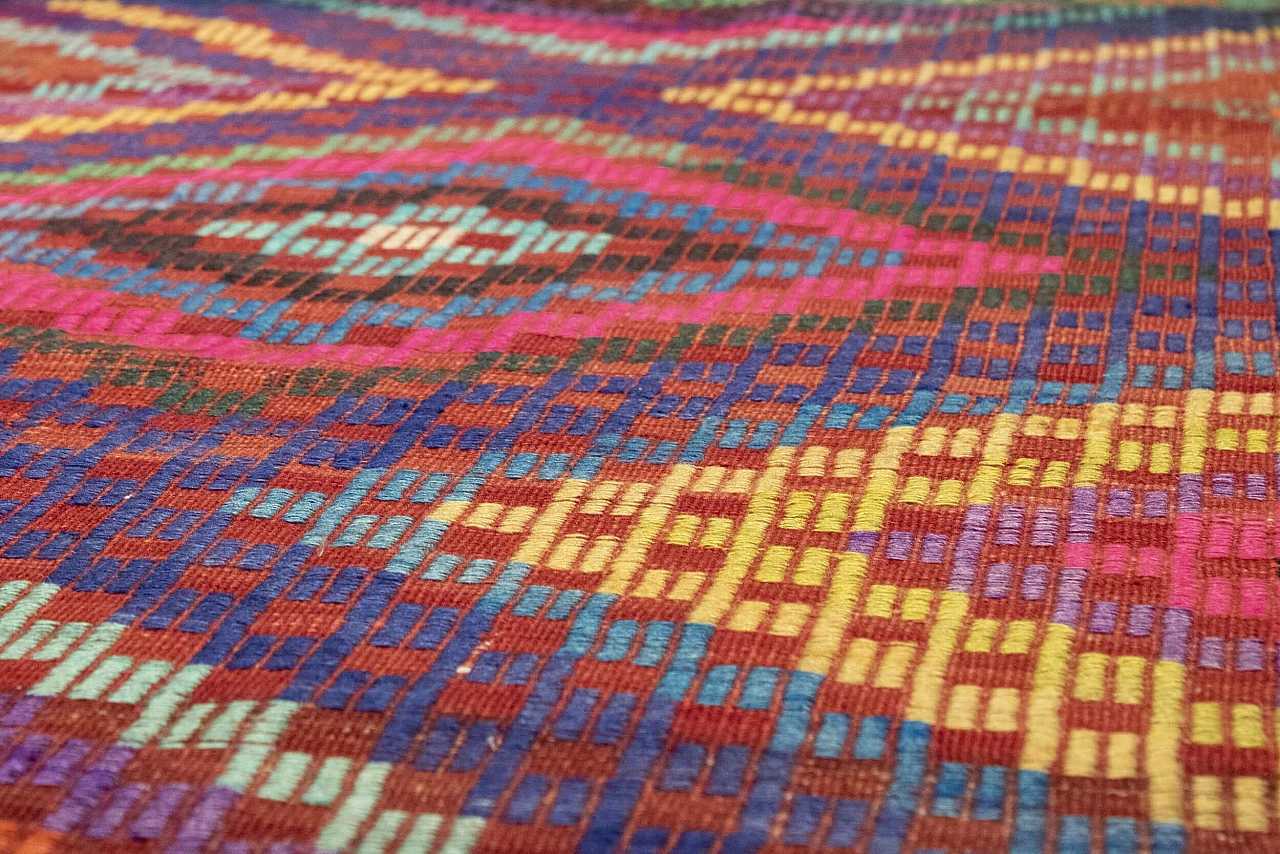 Kelim nomade turco fatto a mano, anni '60 10