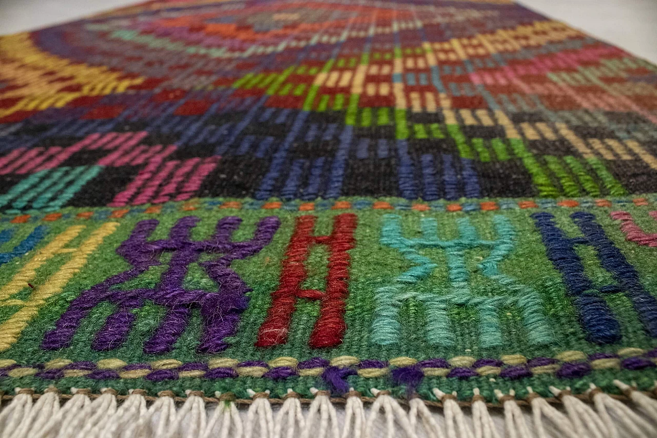 Kelim nomade turco fatto a mano, anni '60 11