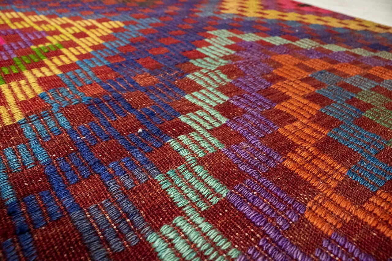 Kelim nomade turco fatto a mano, anni '60 16