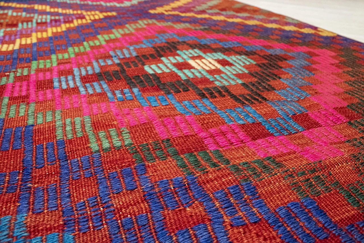 Kelim nomade turco fatto a mano, anni '60 17