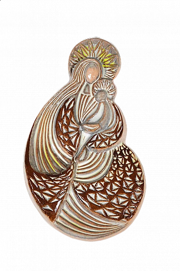 Sculpture Madonna dell'accoglienza by Angelo Biancini, 1960s