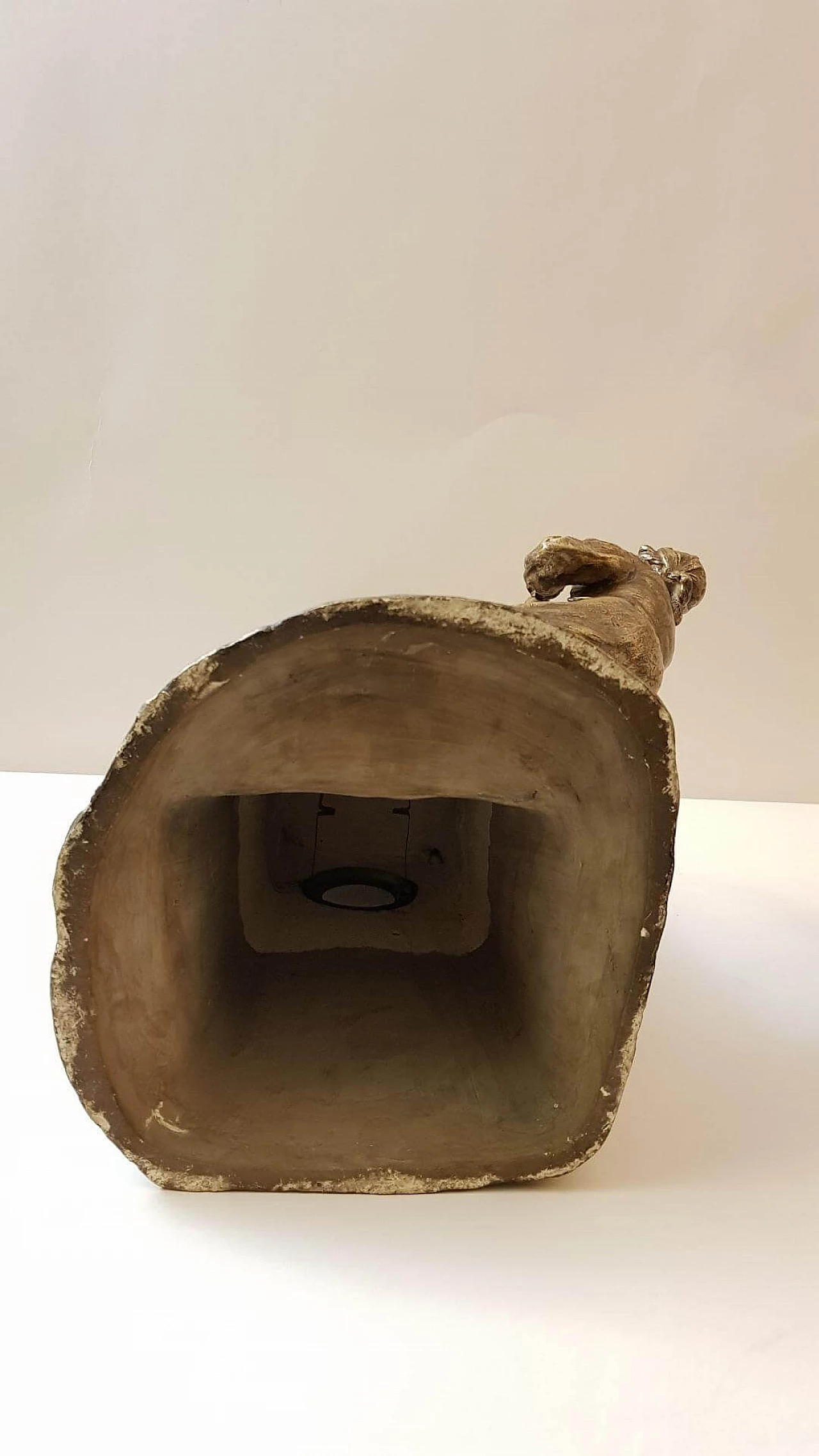 Goldscheider terracotta clock, early 20th century 4