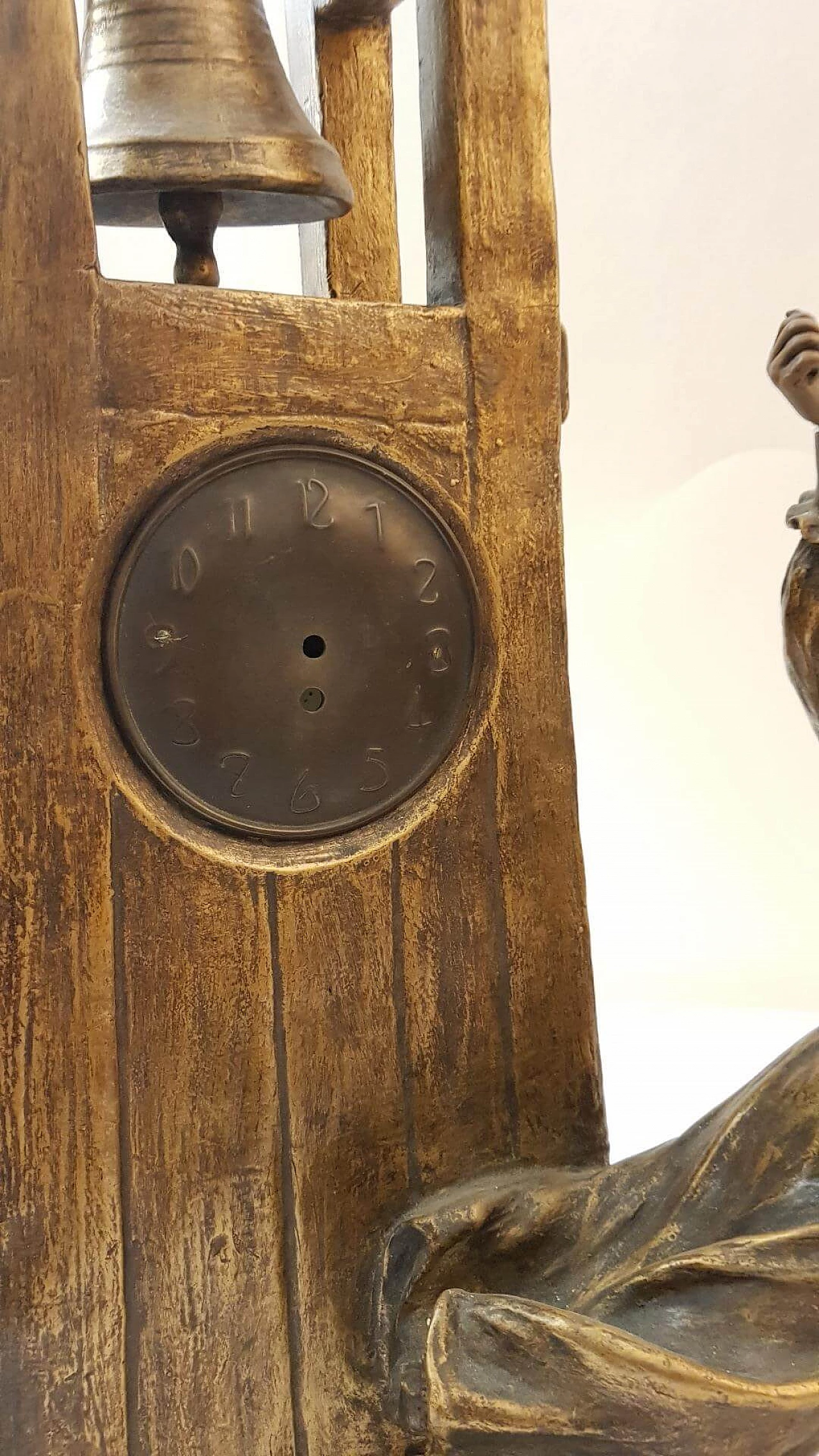 Goldscheider terracotta clock, early 20th century 6