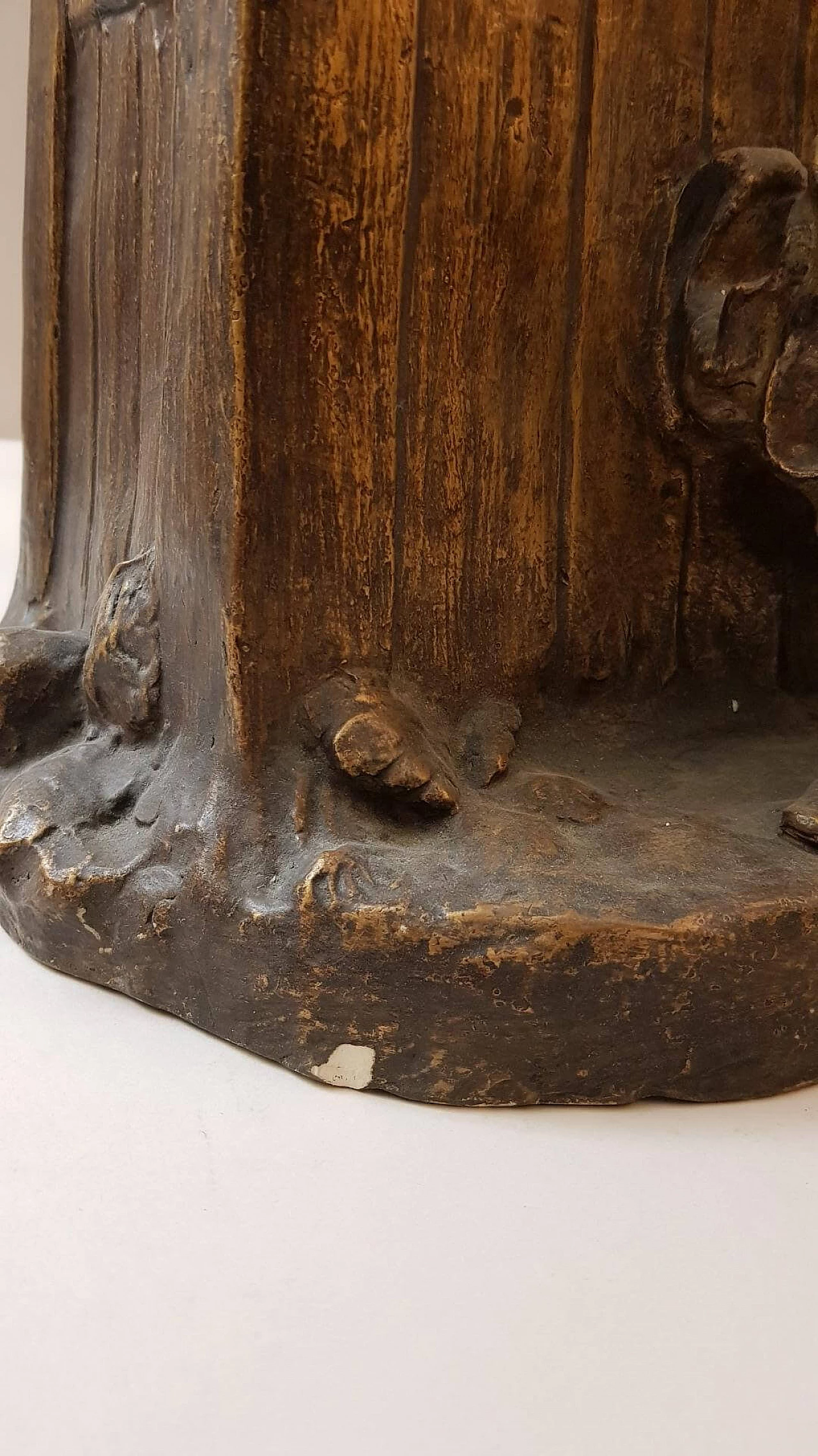 Goldscheider terracotta clock, early 20th century 9