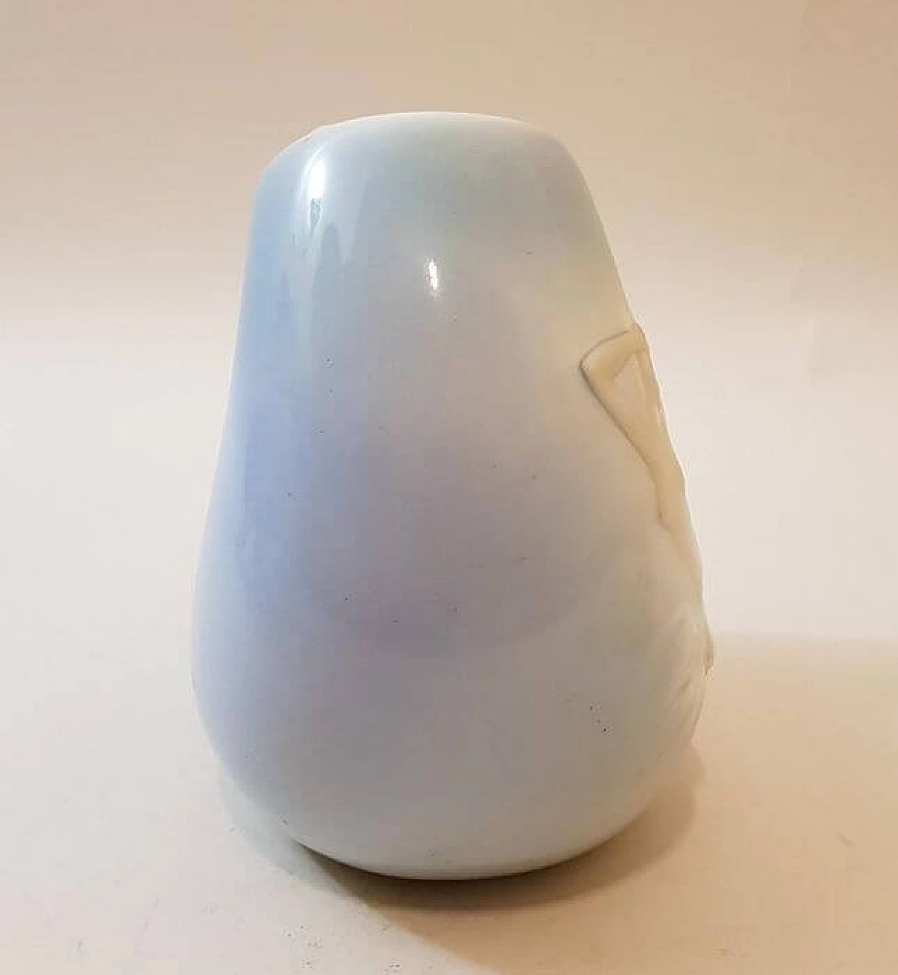 Ceramic vase in the shape of a sea wave with mermaid by M. Brunetti, 1930s 8