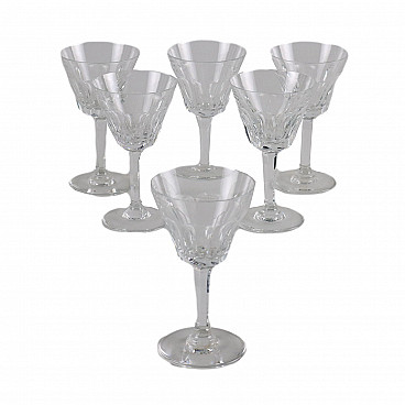 6 Saint Louis crystal bitter glasses