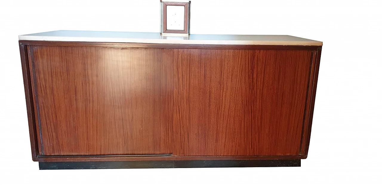 Rosewood sideboard with marble top by Borsani for Tecno, 1960s 1481023