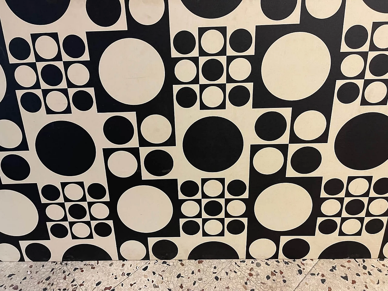 Geometri fabric panel by Verner Panton, 1970s 1