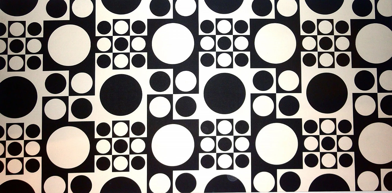 Geometri fabric panel by Verner Panton, 1970s 4