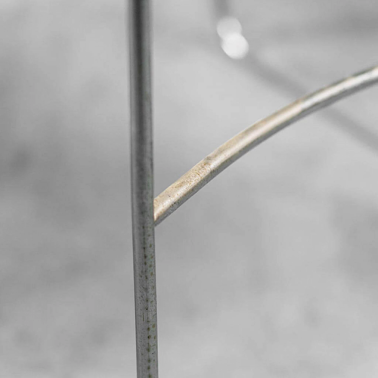 4 Sedie in tessuto e metallo, anni '70 10