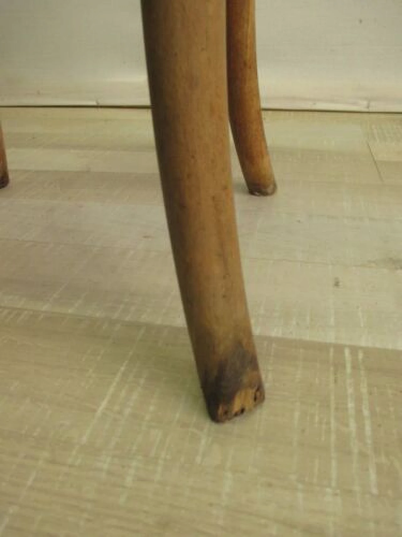 Thonet style stool in bent beechwood, early 20th century 6