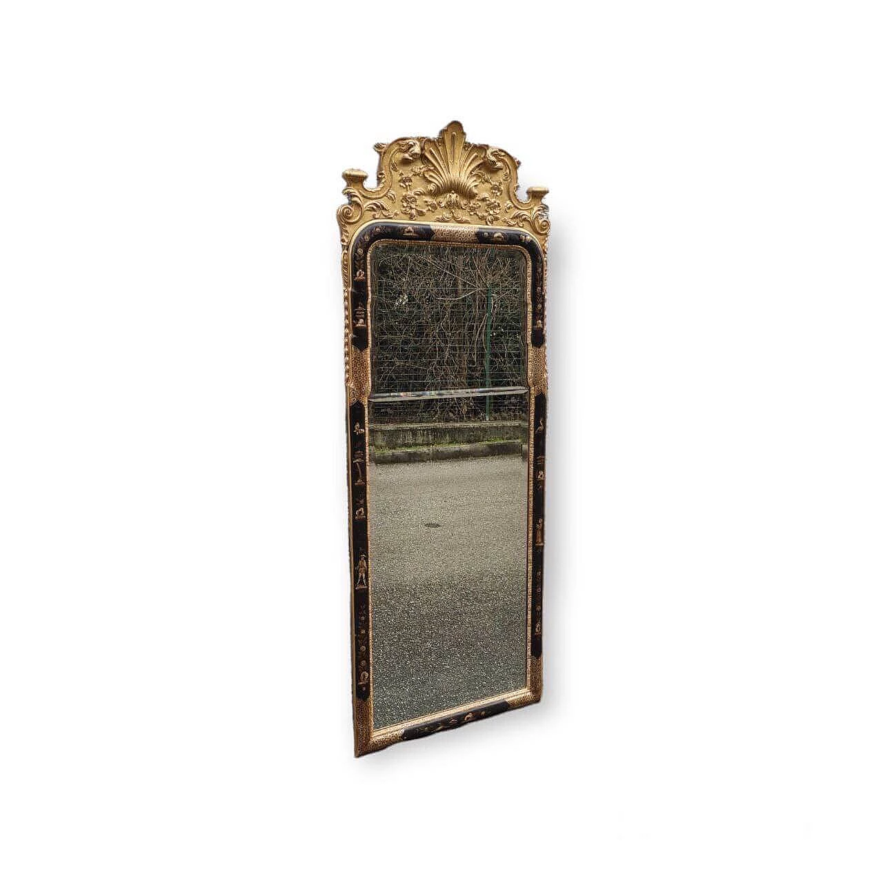 Specchio con decoro orientale, '800 1