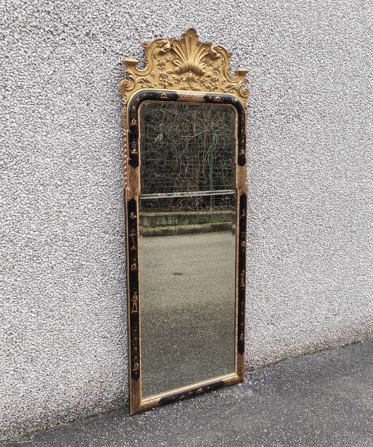 Mirror with oriental decoration, 19th century 2