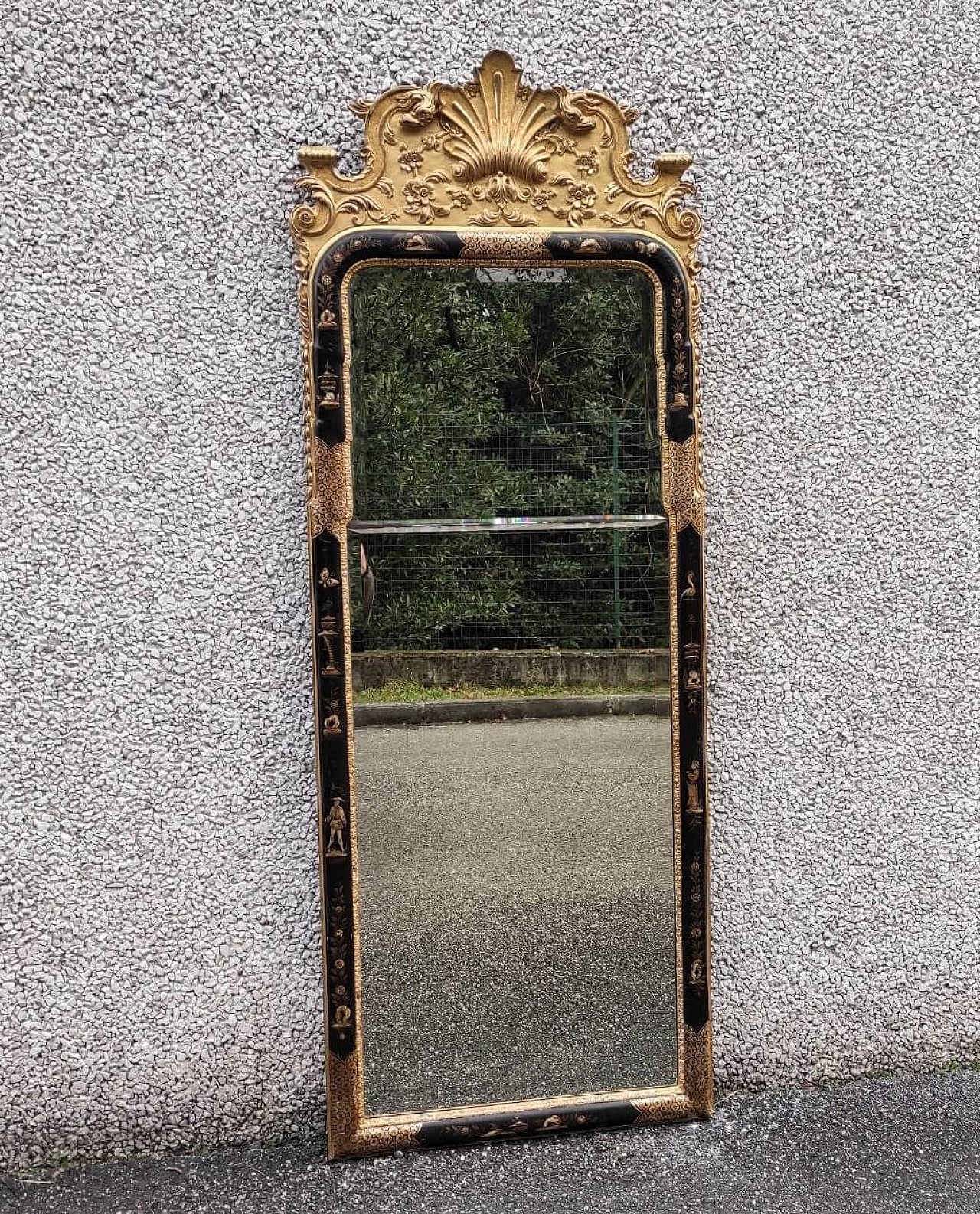 Mirror with oriental decoration, 19th century 3