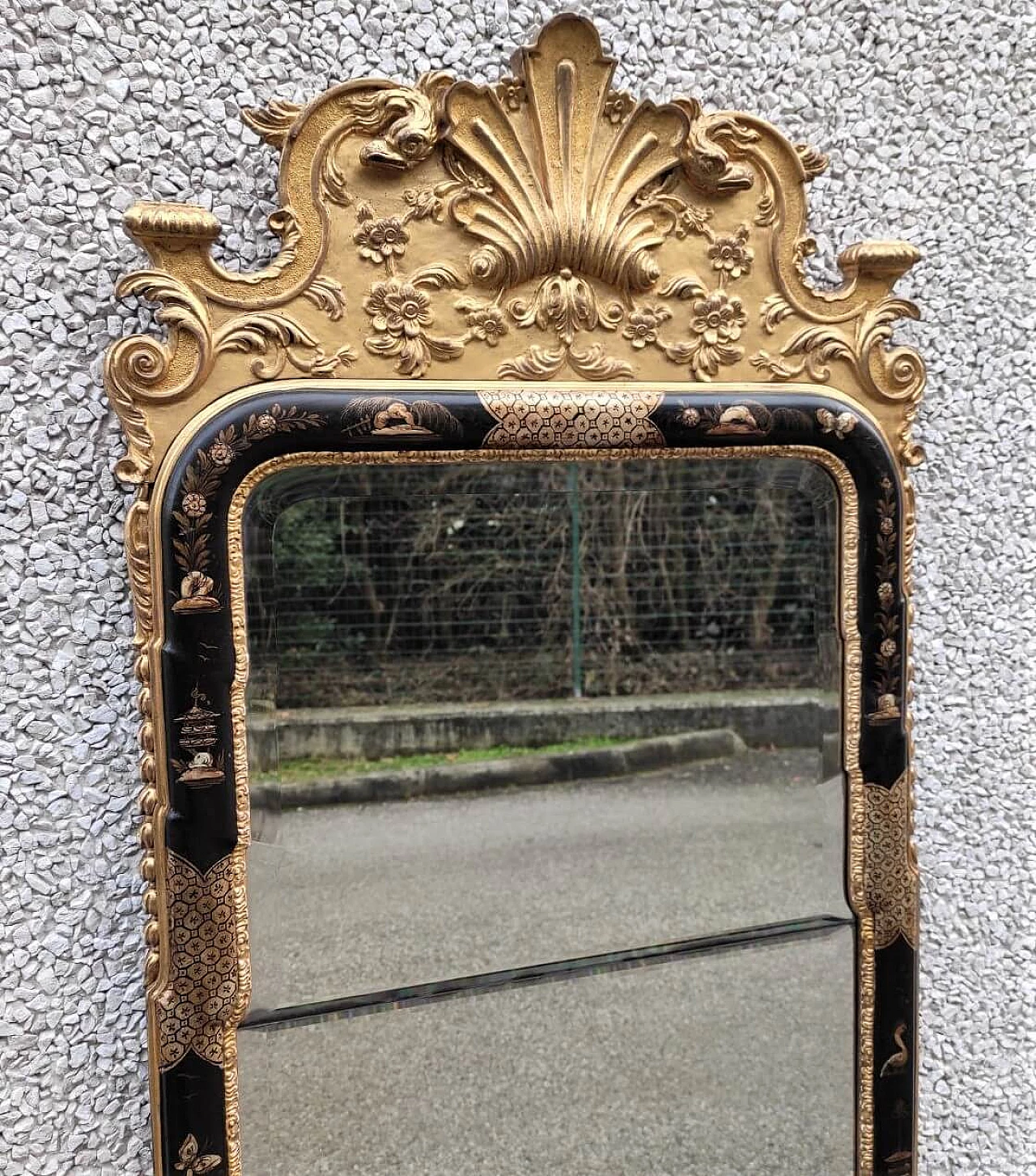 Mirror with oriental decoration, 19th century 4
