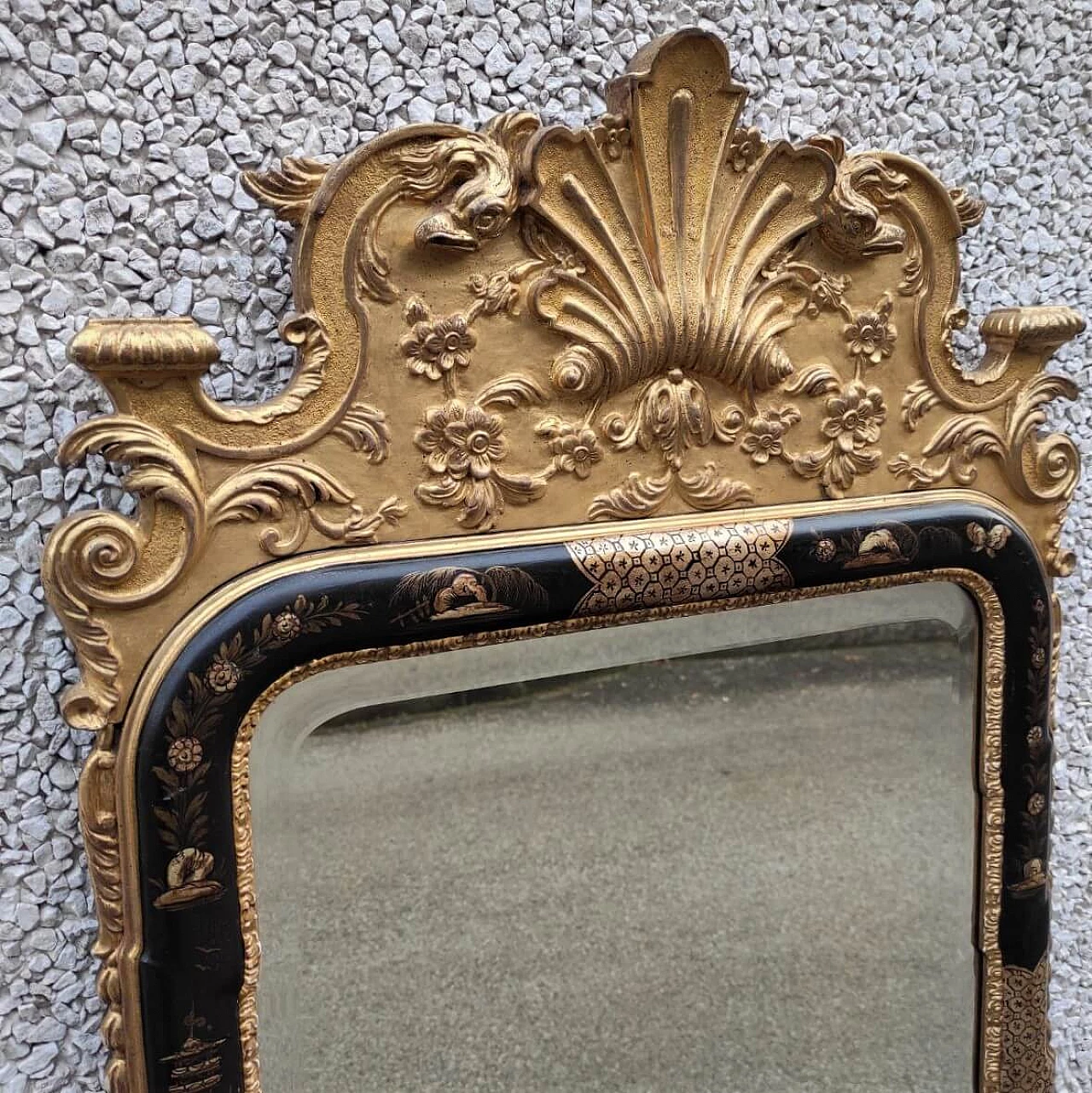 Specchio con decoro orientale, '800 5