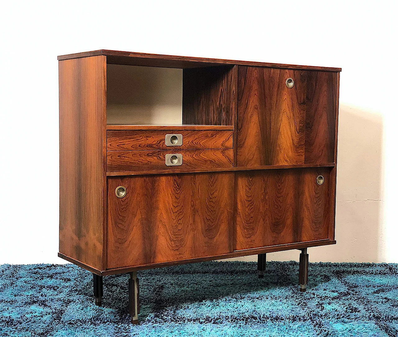 Mobile highboard in palissandro, anni '60 6