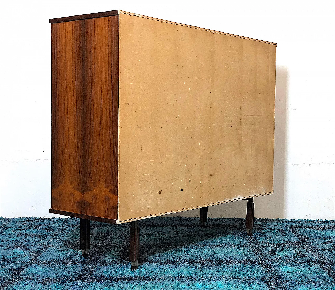 Rosewood highboard cabinet, 1960s 10