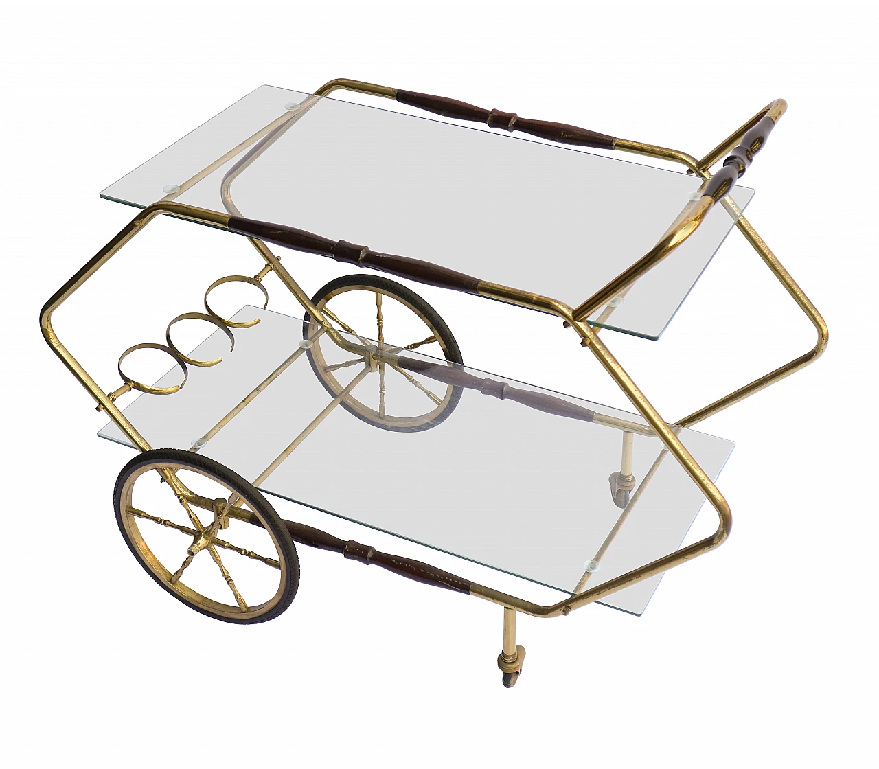 Bar trolley with glass top, 1950s 1479663