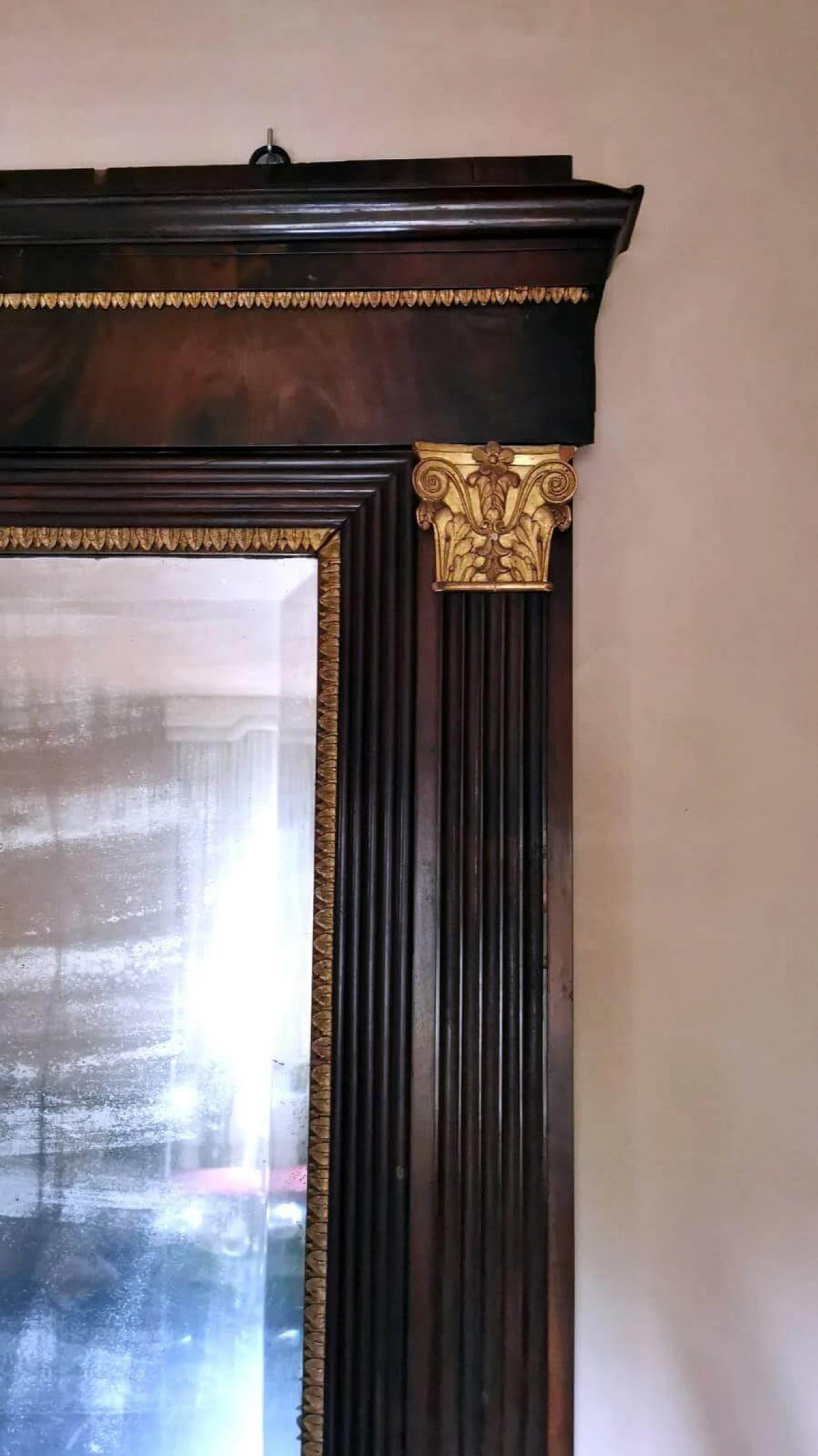 Specchio in stile Napoleone III con cornice in legno, '800 9