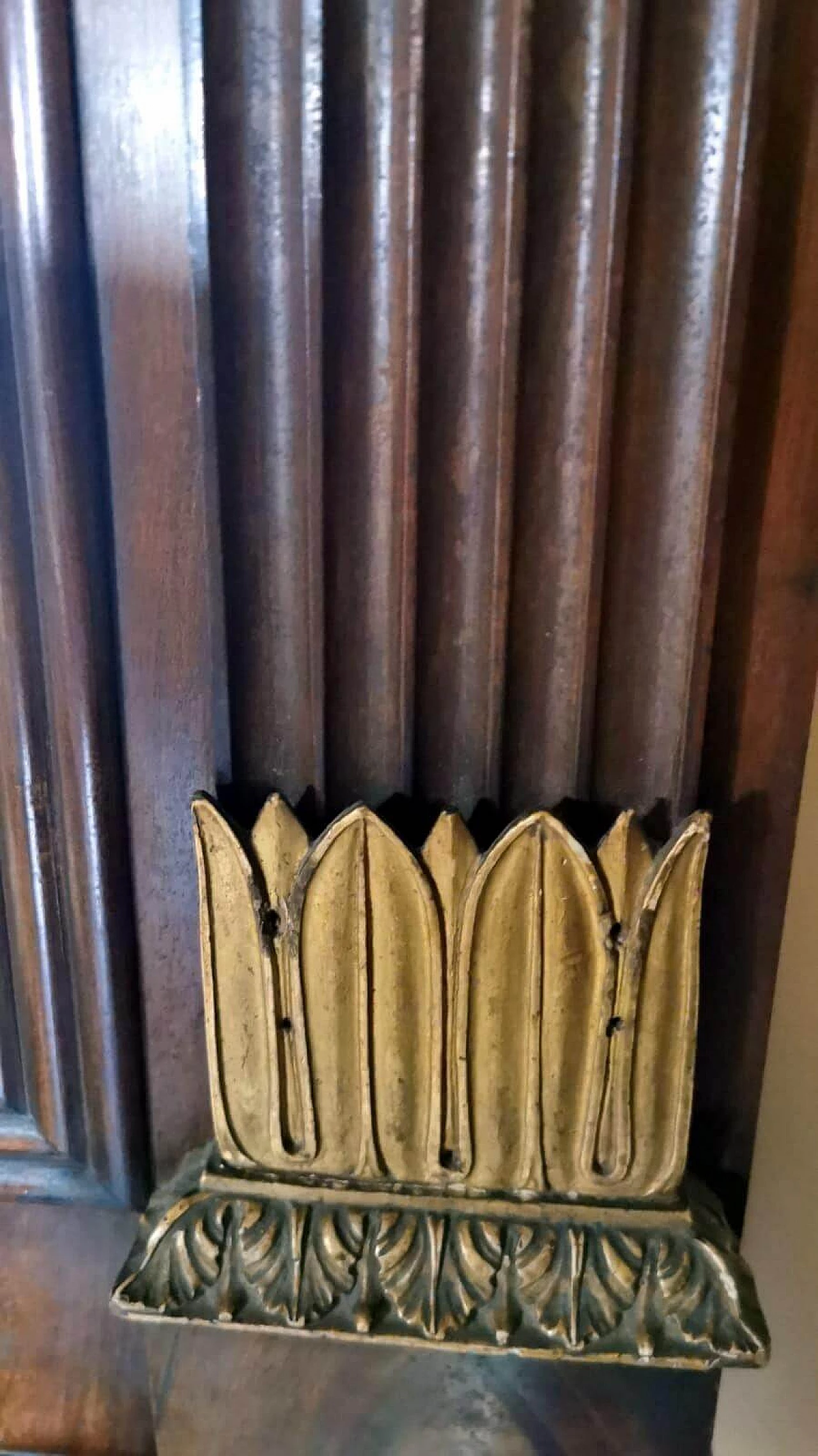 Specchio in stile Napoleone III con cornice in legno, '800 14