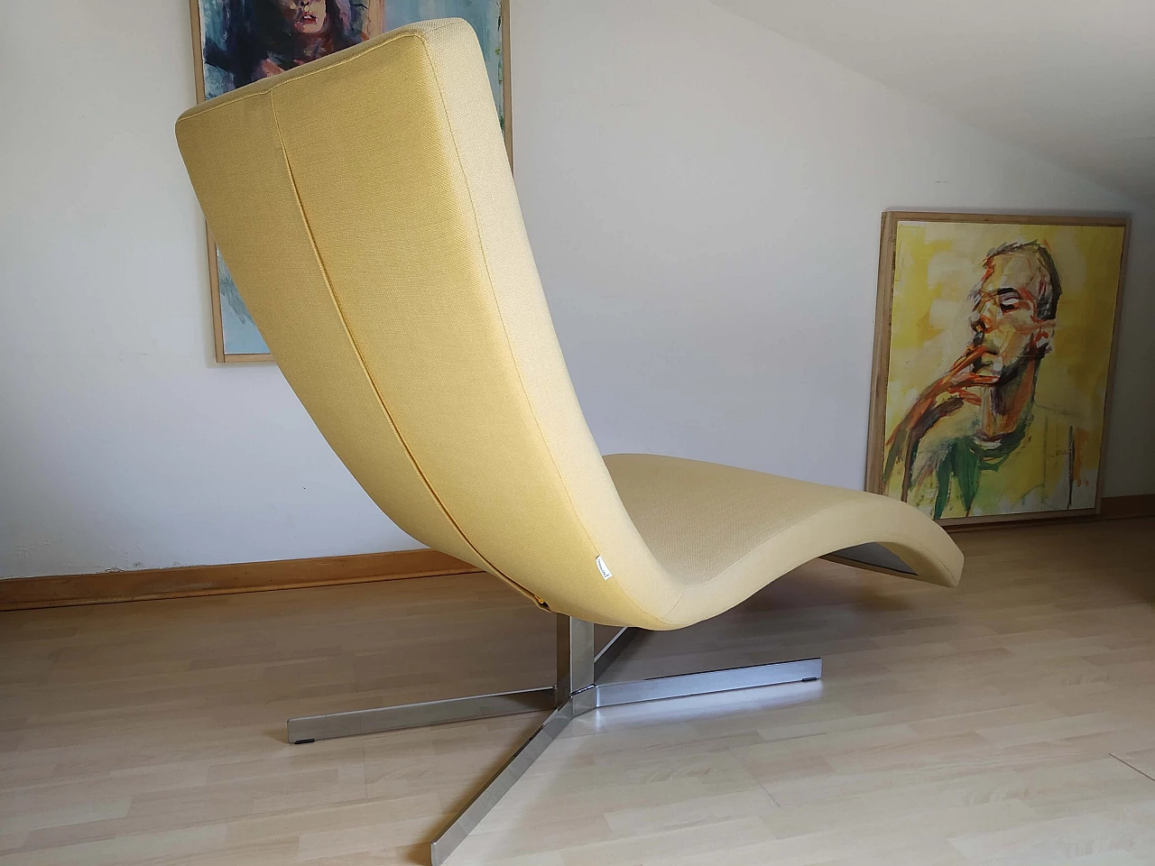 Poltrona Joy in tessuto senape Chateau D'Ax 6