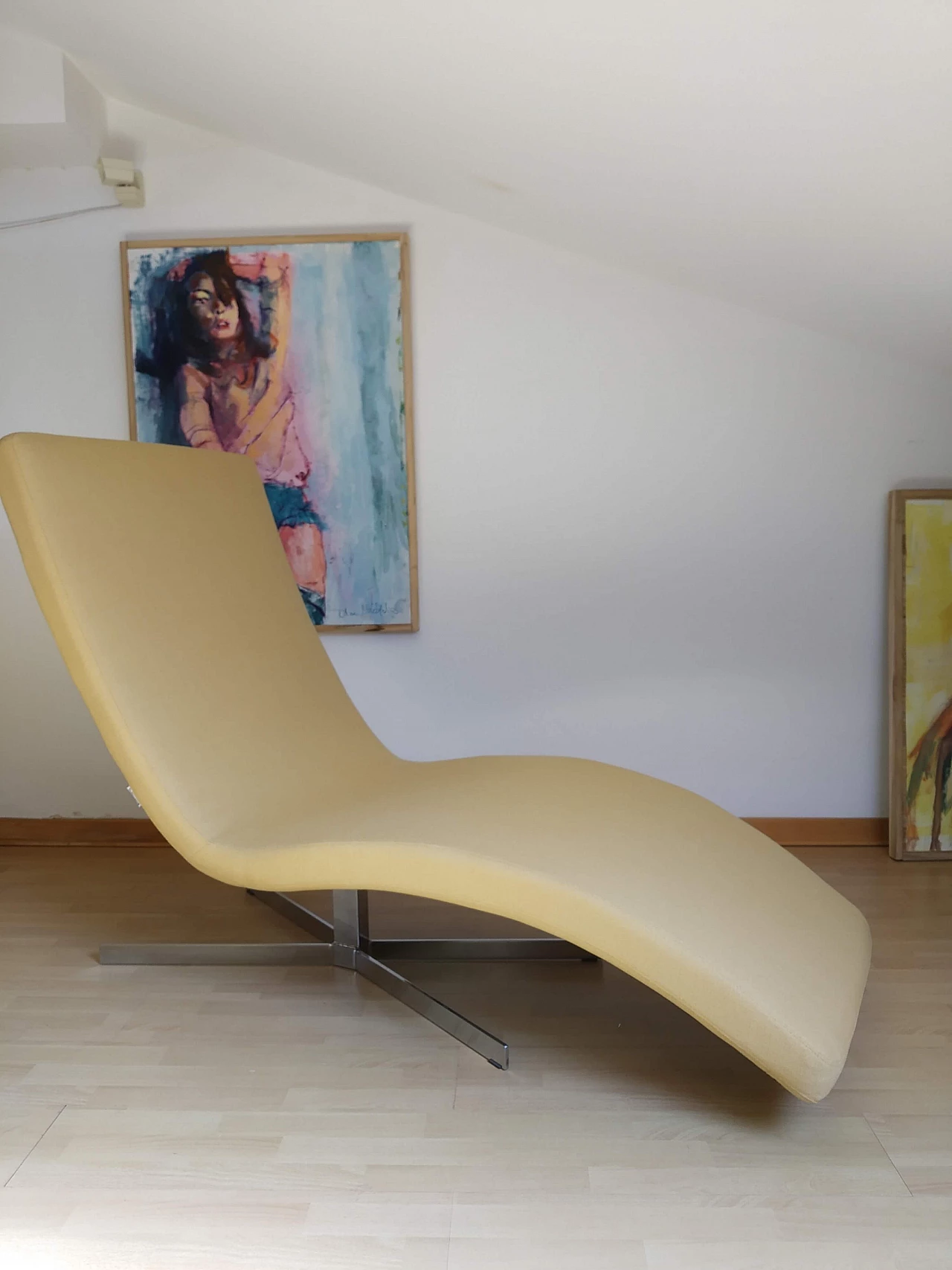 Chateau D'Ax Joy mustard fabric armchair 29