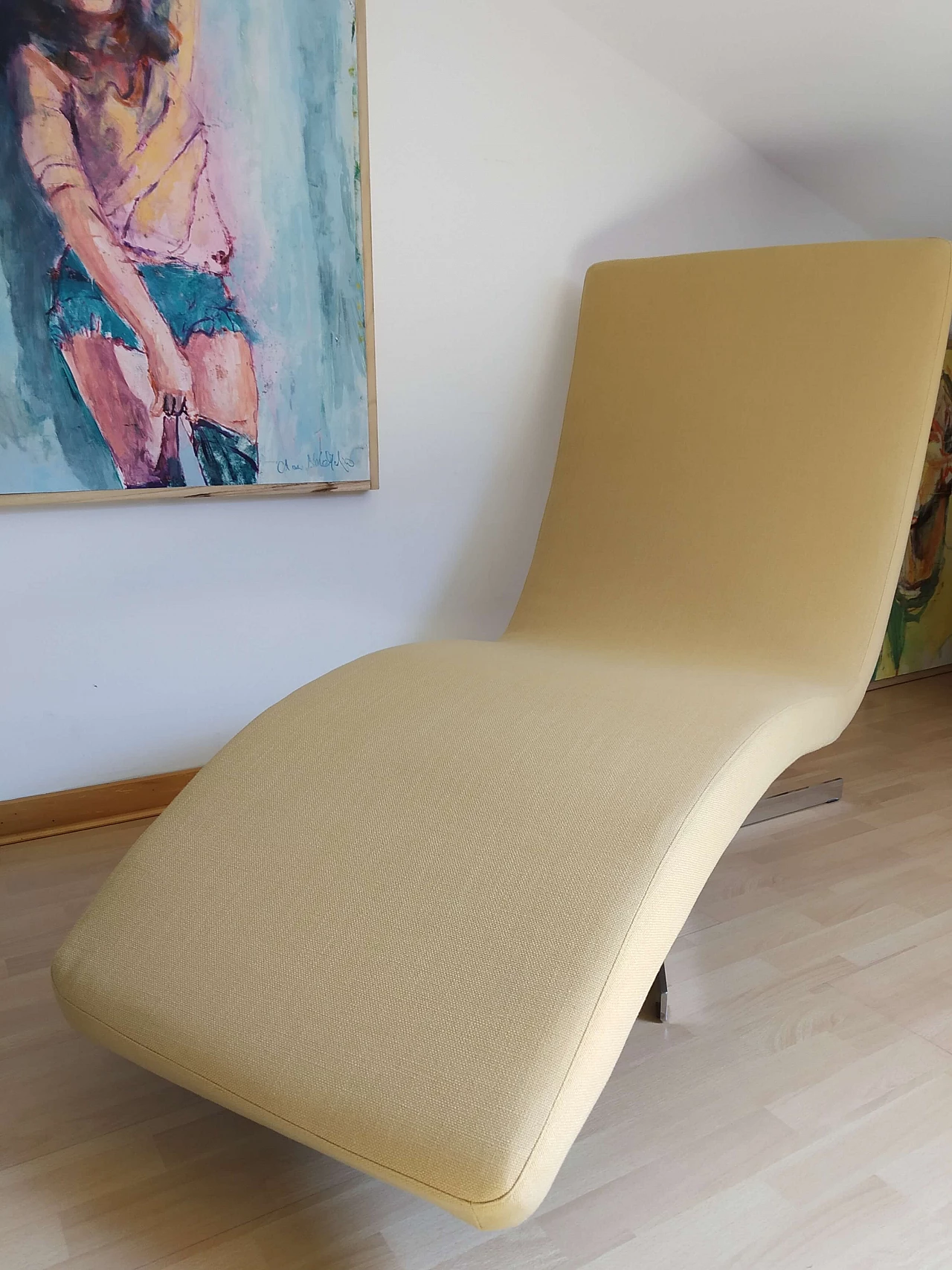 Chateau D'Ax Joy mustard fabric armchair 53