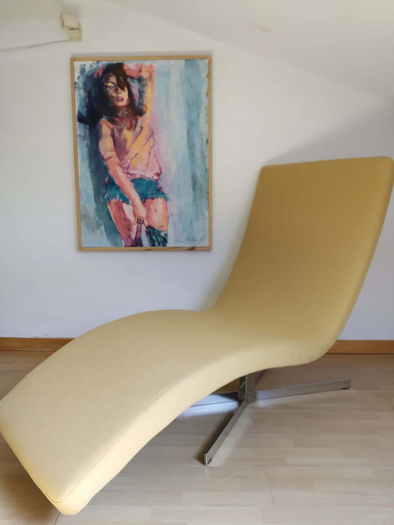 Chateau D'Ax Joy mustard fabric armchair 58