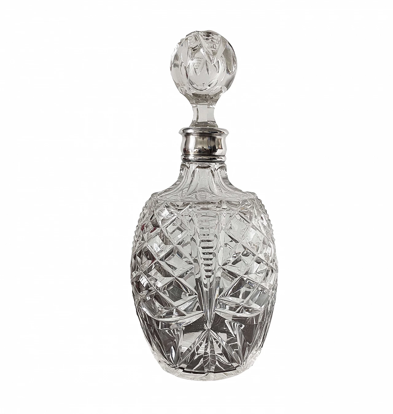 Crystal liqueur bottle, 1930s 1