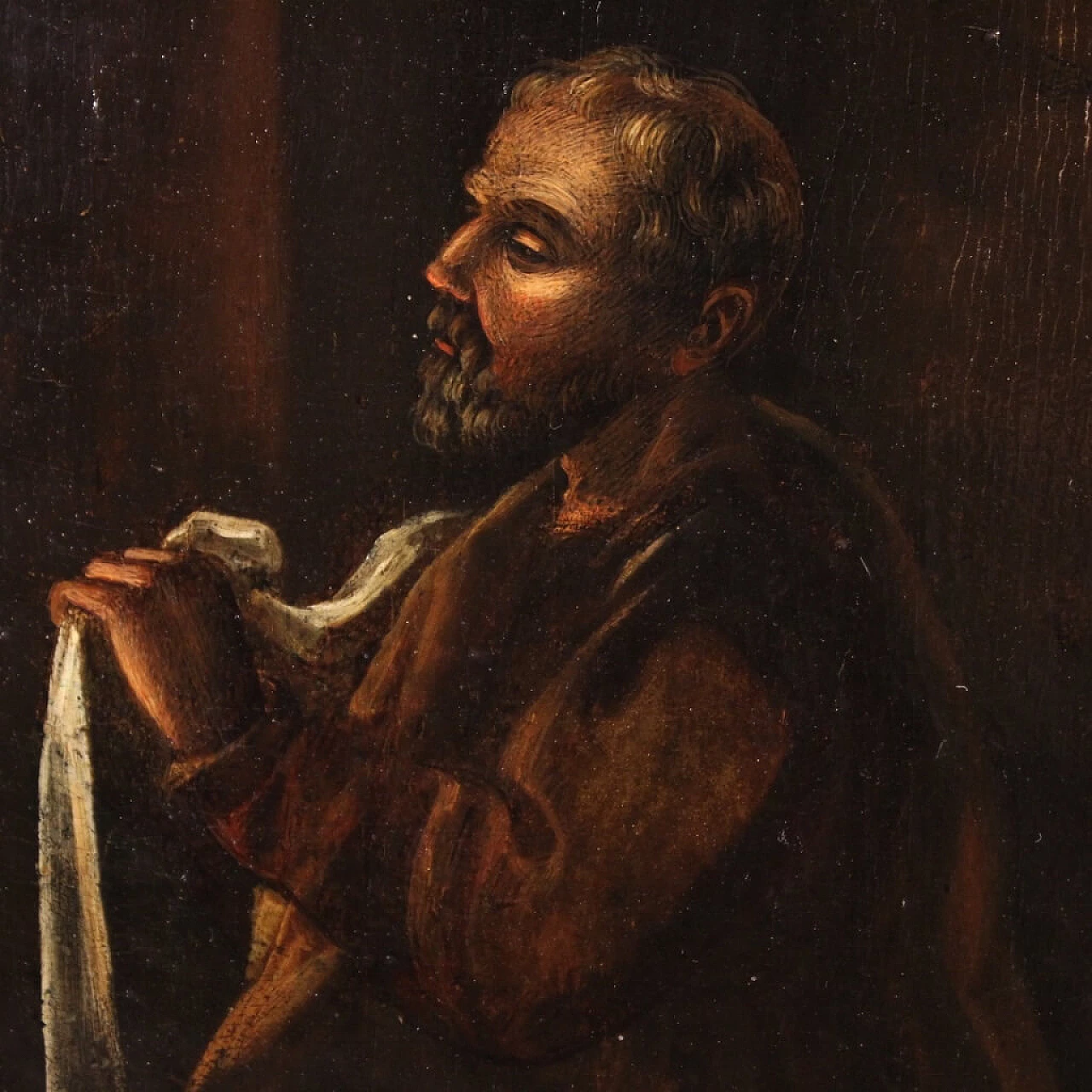 Oil on panel depicting Holy Family, 17th century 4