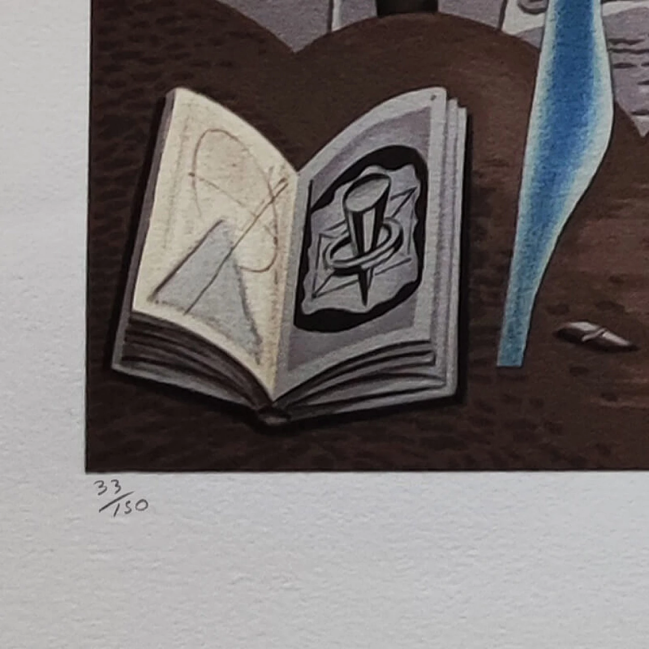 Le Beau Temps lithograph by Man Ray, 1970s 7