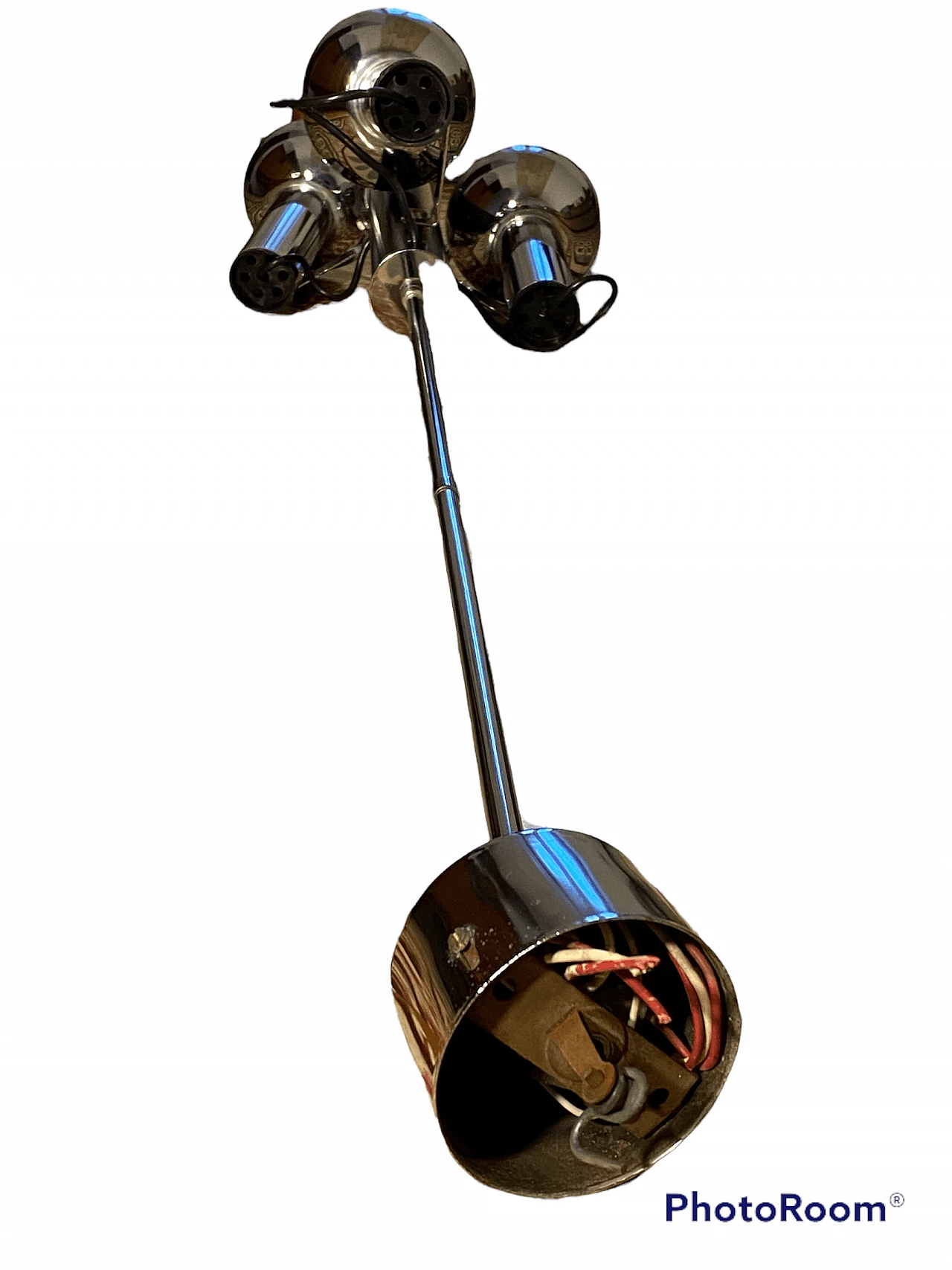 Cosack chrome-plated steel chandelier, 1970s 1