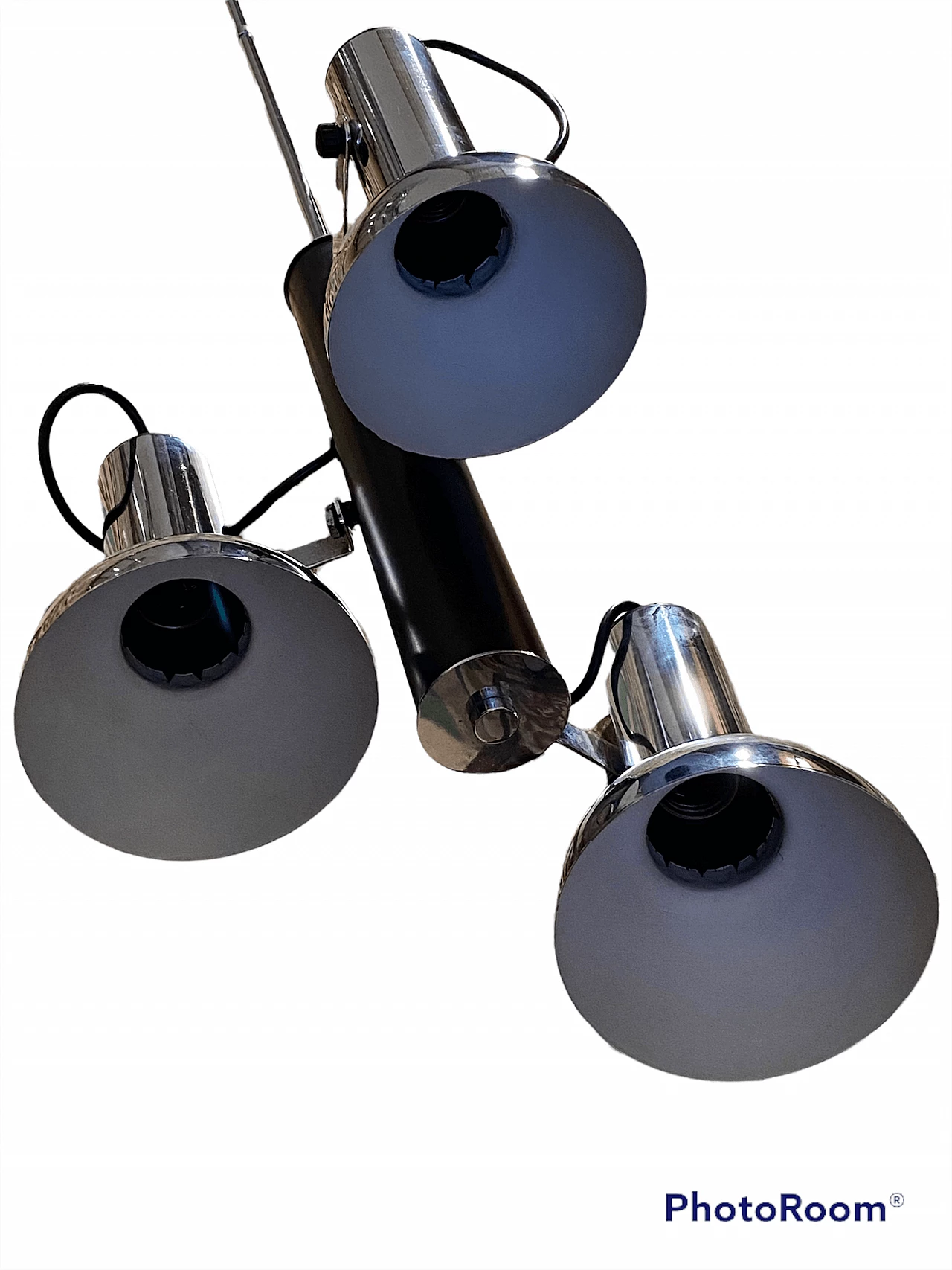 Cosack chrome-plated steel chandelier, 1970s 3