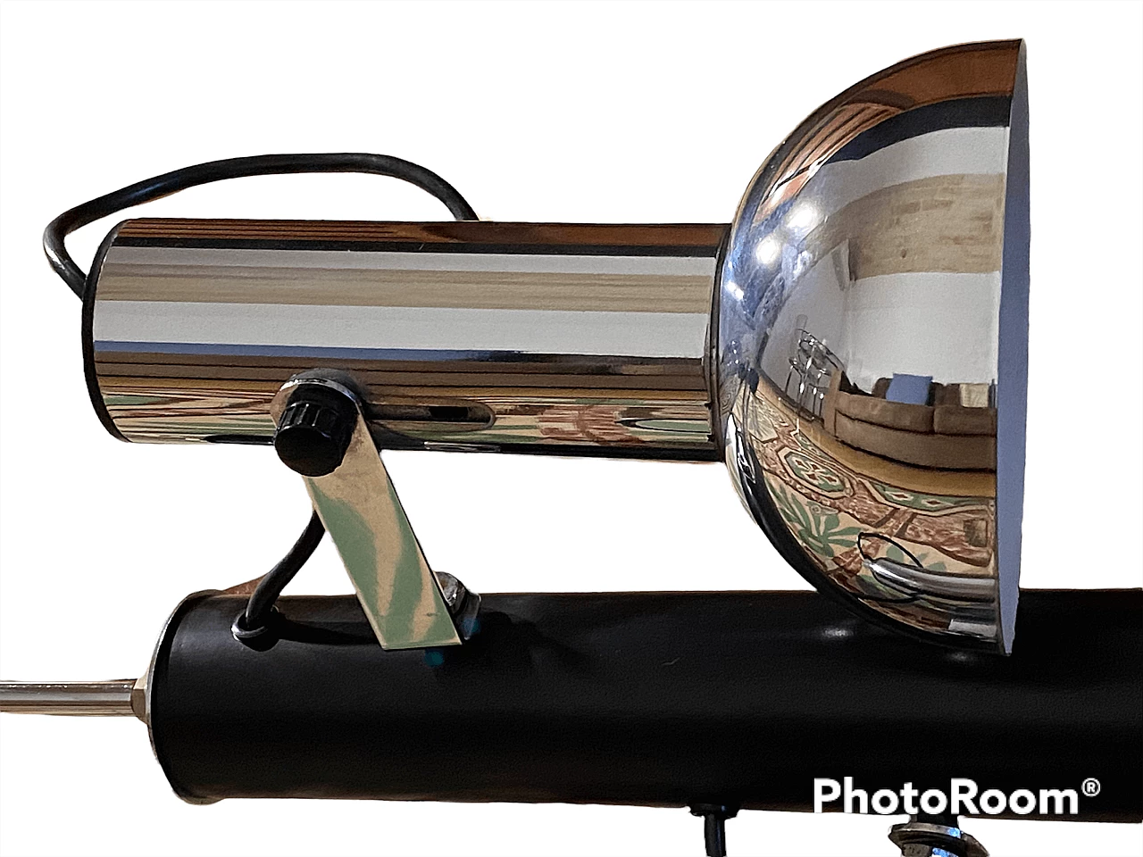 Cosack chrome-plated steel chandelier, 1970s 4