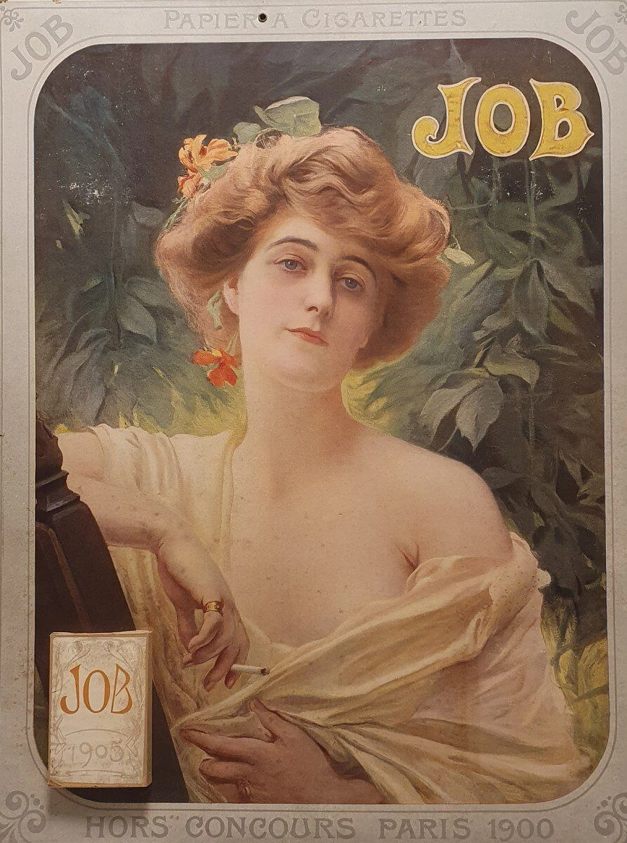 Poster pubblicitario per marca di sigarette Job, 1905 5