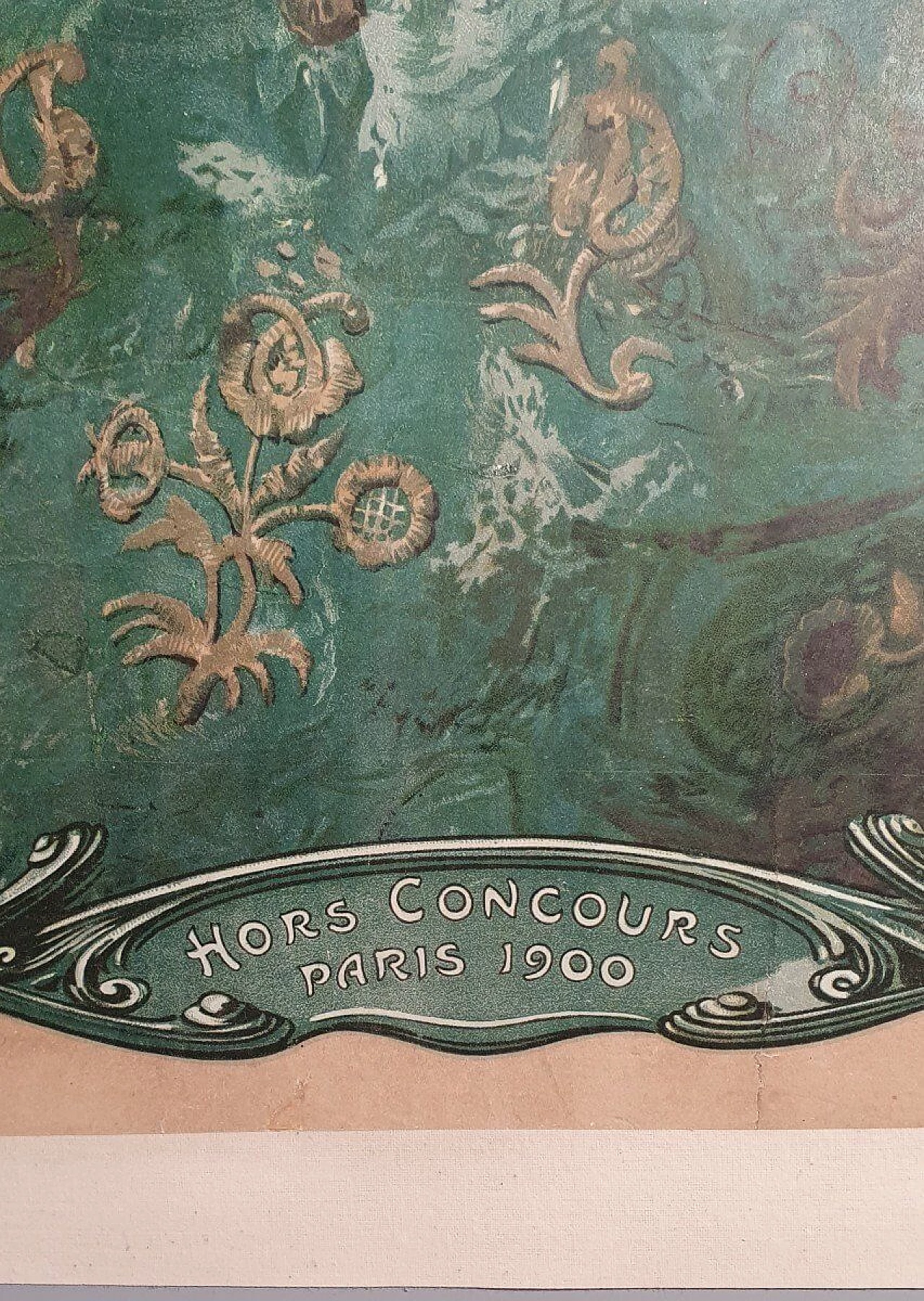 Poster pubblicitario laminato per marca di sigarette Job, 1900 1