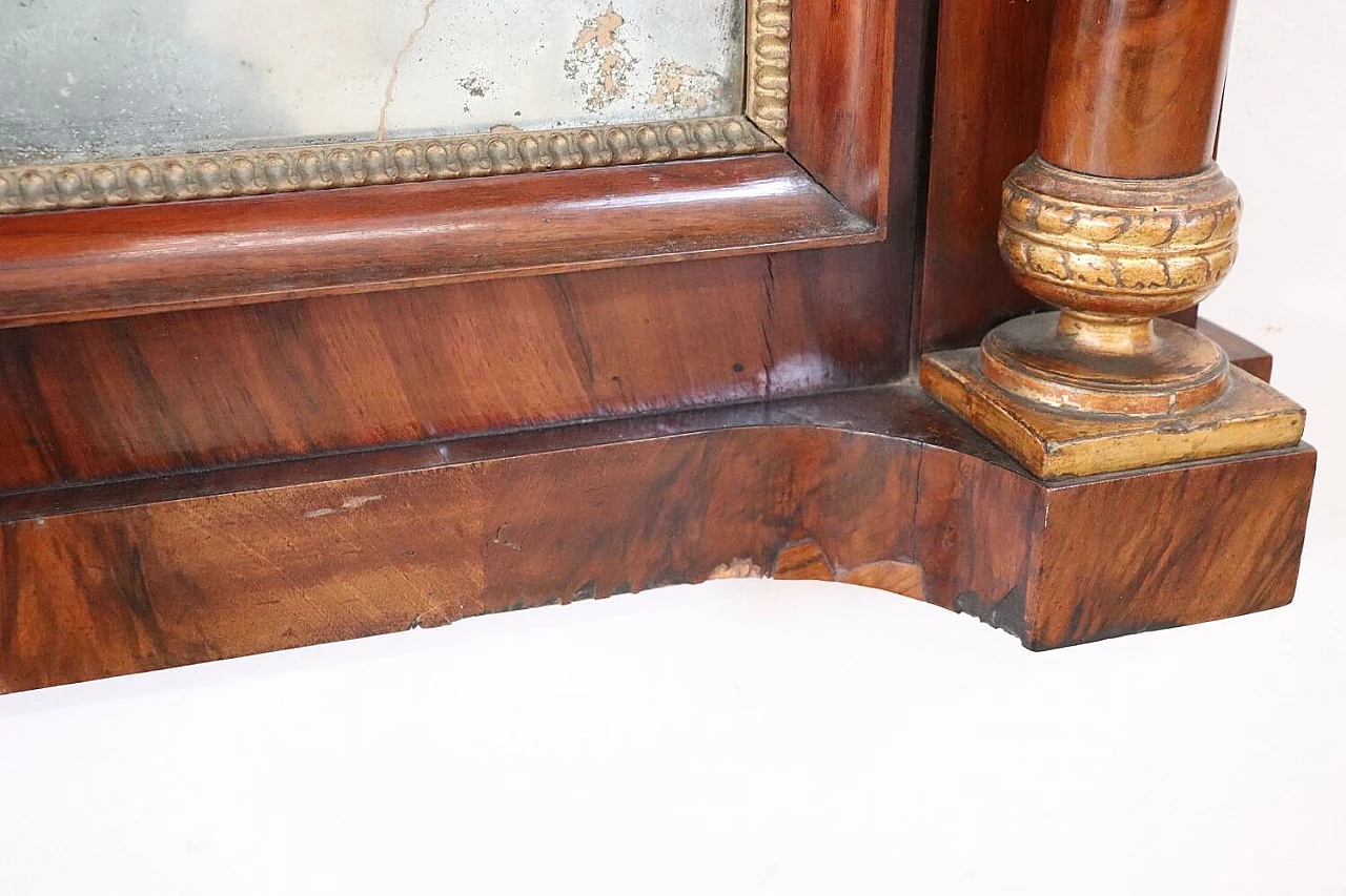 Empire-style walnut mantelpiece, 19th century 10